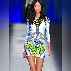 Just Cavalli Elegant Multi Colored Dress